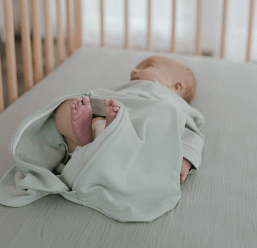 Butterfly Swaddle Sage Green Small 7-12lbs
