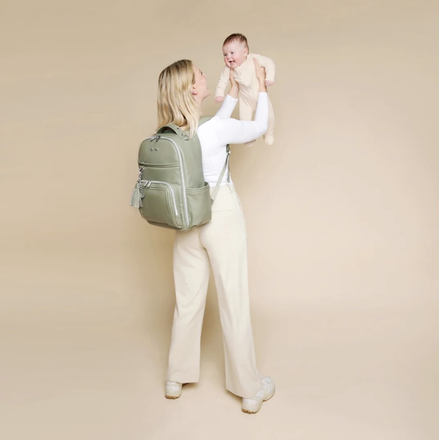 Boss Plus Diaper Bag Backpack Matcha