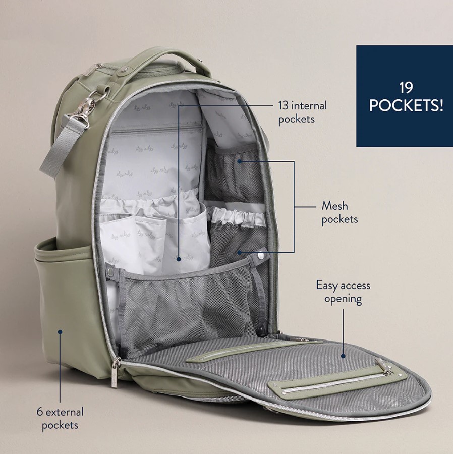 Boss Plus Diaper Bag Backpack Matcha