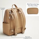 Eras Diaper Backpack Chai Latte