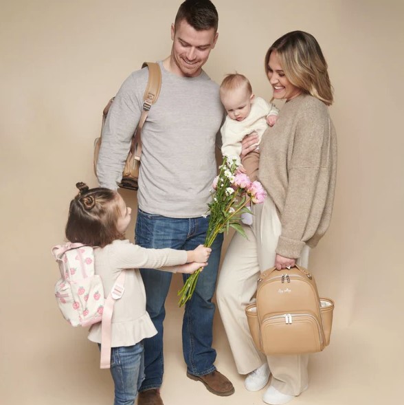 Itzy Mini Plus Diaper Bag Chai Latte