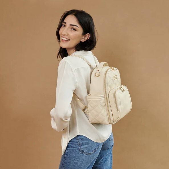 Itzy Mini Plus Diaper Bag Milk & Honey