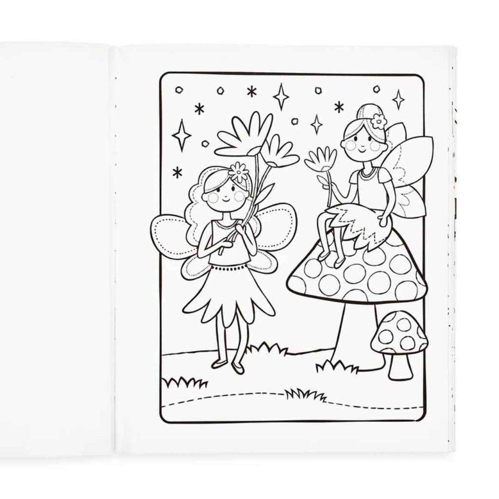 Color-in' Book Princess & Fairies