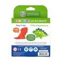 Creatibles D.I.Y. Air-Dry Clay Kit: Dino. BFFs 4pk