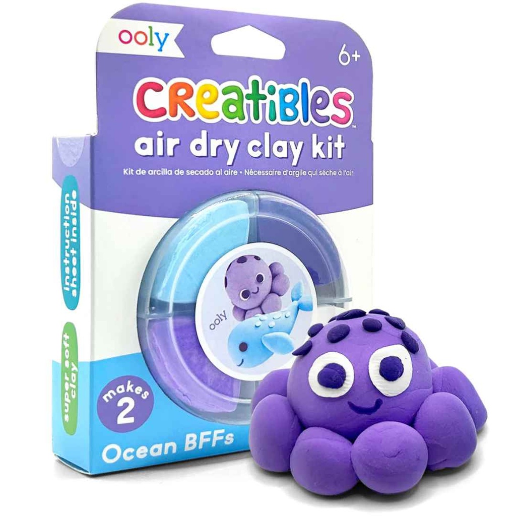 Creatibles D.I.Y. Air-Dry Clay Kit: Ocean BFFs