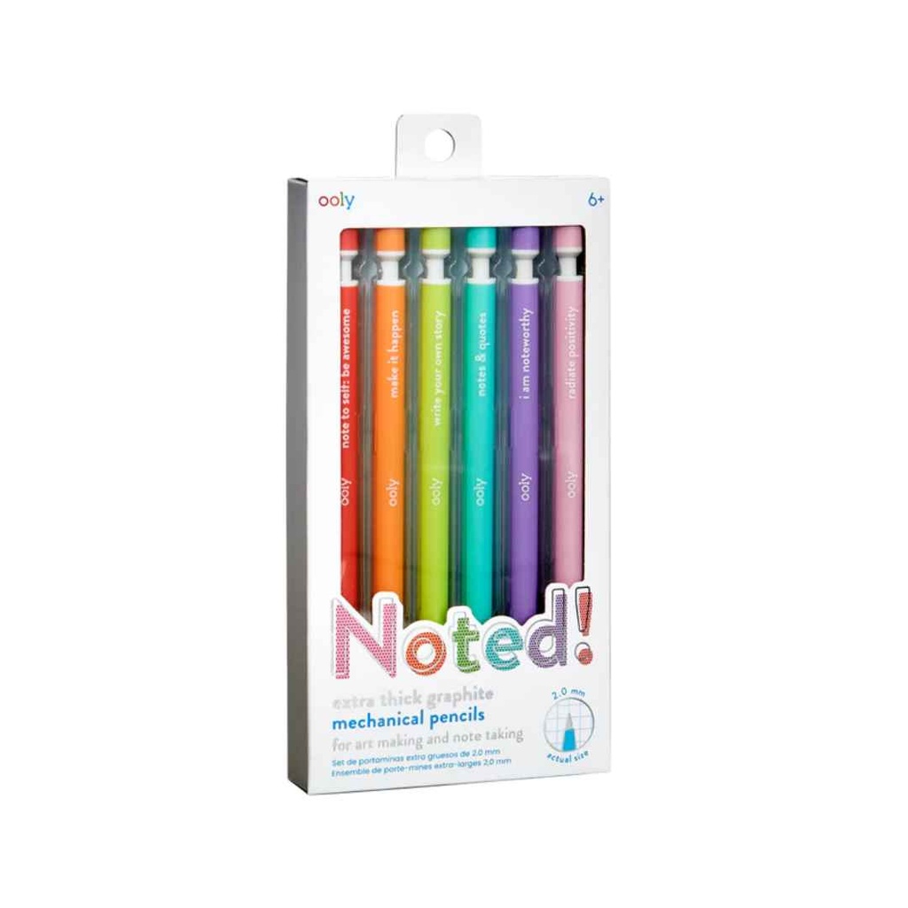 Noted! Graphite Mechanical Pencils 6pk
