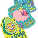 Stickiville Stickers: Punny Pals - Vinyl (4 Die-Cut)
  (Vinyl)