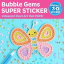Bubble Gems Super Sticker Butterfly