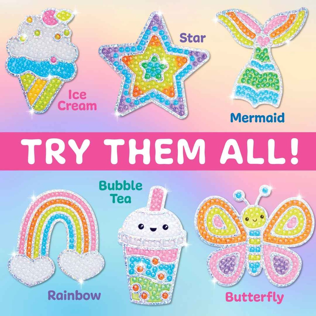 Bubble Gems Super Sticker Butterfly