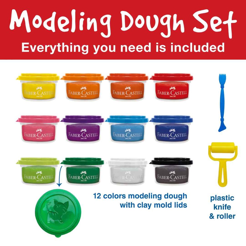 Little Creatives Modelling Dough 12ct