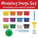 Little Creatives Modelling Dough 12ct