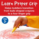 Little Creatives Easy Grip Crayons 6ct