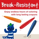 Little Creatives Easy Grip Crayons 6ct
