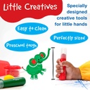Little Creatives Easy Grip Crayons 6ct