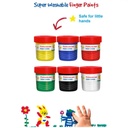 Little Creatives Fingerpaints 6pk