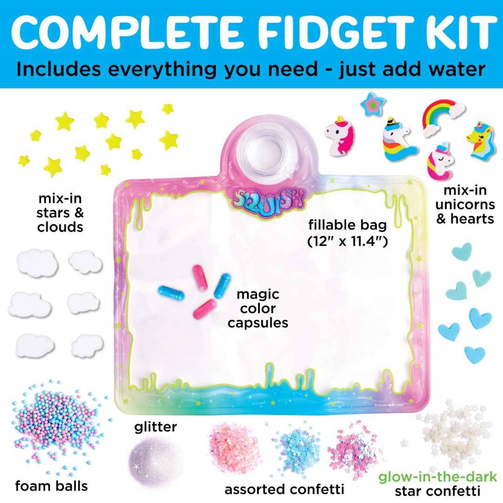Super Squish Fidget Bag Unicorn