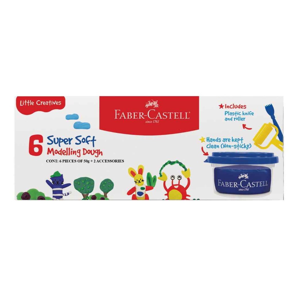 Little Creatives Modelling Dough 6pk