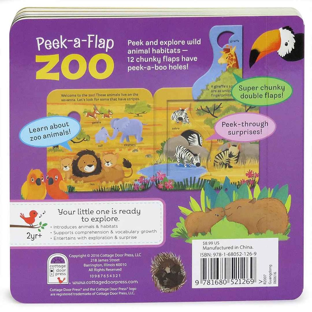 Peek-a-Flap, Zoo
