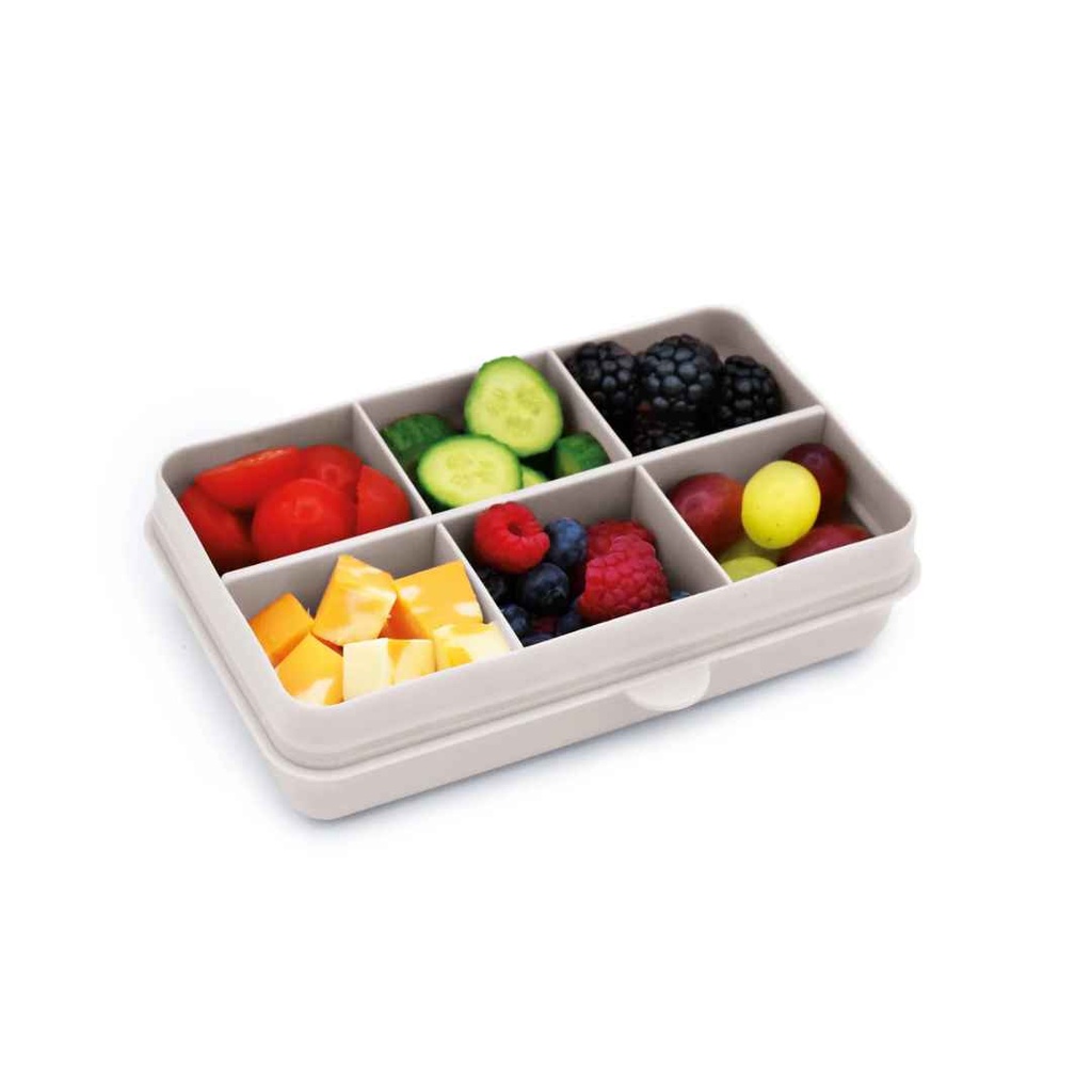 Melii Luxe Snackle 6-Compartment Ivory