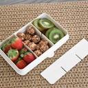 Melii Luxe Snackle 6-Compartment Ivory