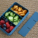 Melii Luxe Snackle 6-Compartment Blue