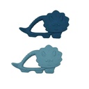 Melii Luxe Silicone Teether Dino 2pk