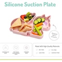 Melii Luxe Silicone Suction Plate Unicorn