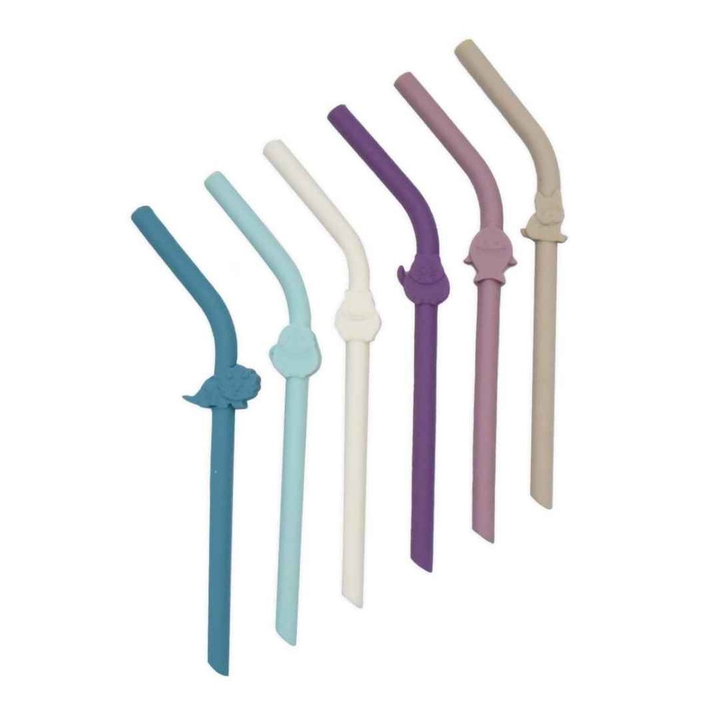 Melii Luxe Silicone Straws 6pc