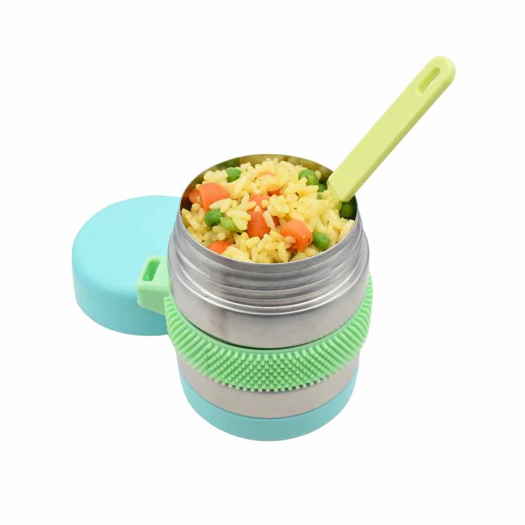 Melii Fidget Thermos Blue & Mint 10oz