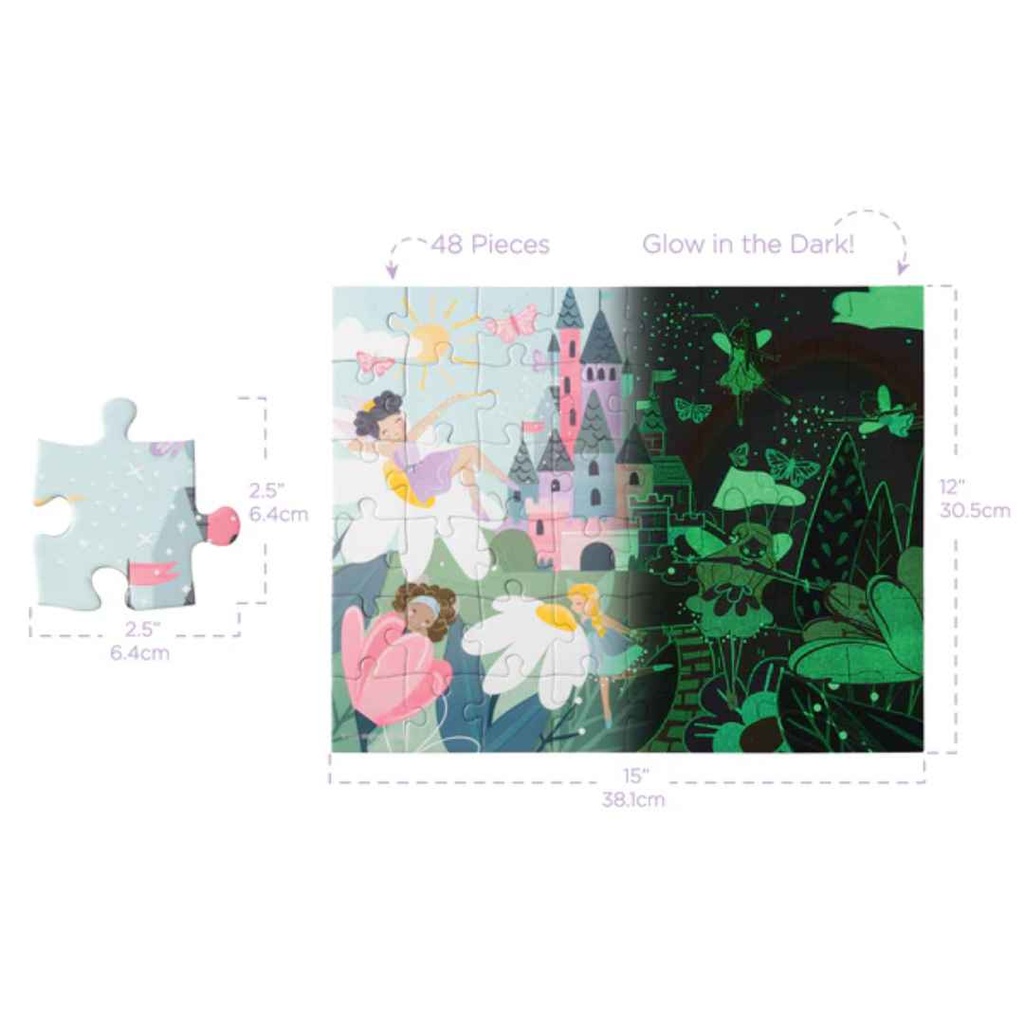 Canister Puzzle Glow in The Dark Fairy Princess