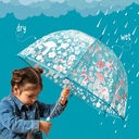 Clear Color Changing Umbrella Dino