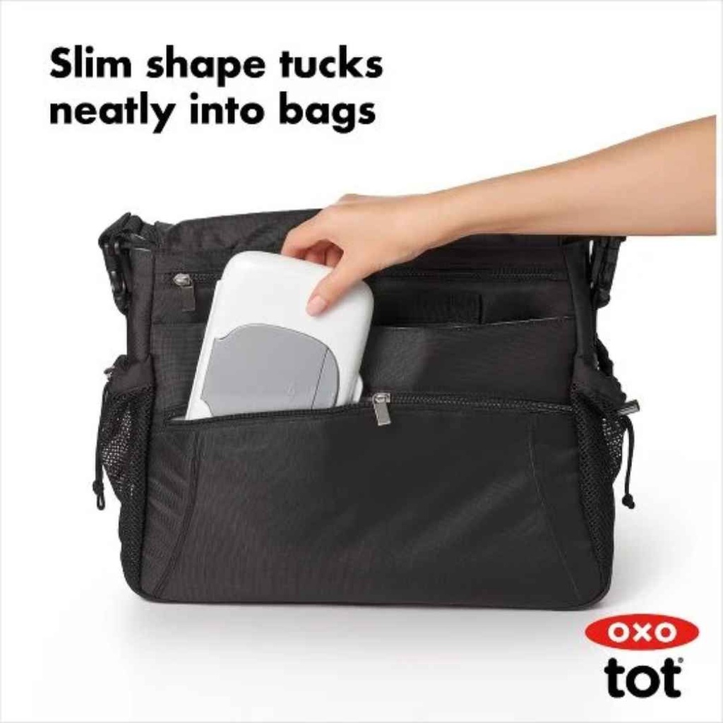 OXO Tot On The Go Wipes Dispenser Gray
