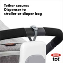 OXO Tot On The Go Wipes Dispenser Gray