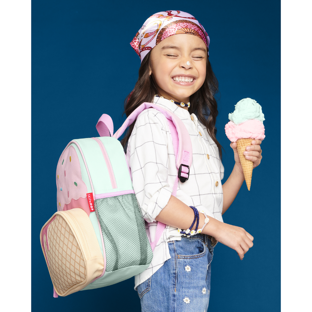 Skip Hop Ice Cream Little Kid Backpack 12in