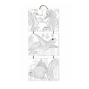 Paint Your Own 3 Mini-Canvas Kit – Ocean Life