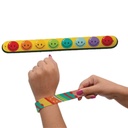 Rainbow Party Slap Bracelets 12pk