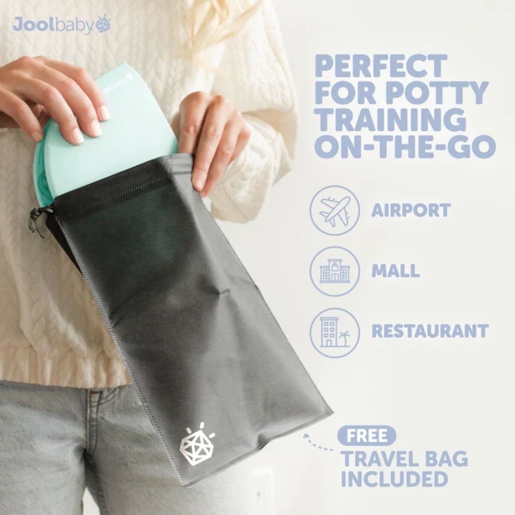 Jool Baby Folding Potty Seat Aqua