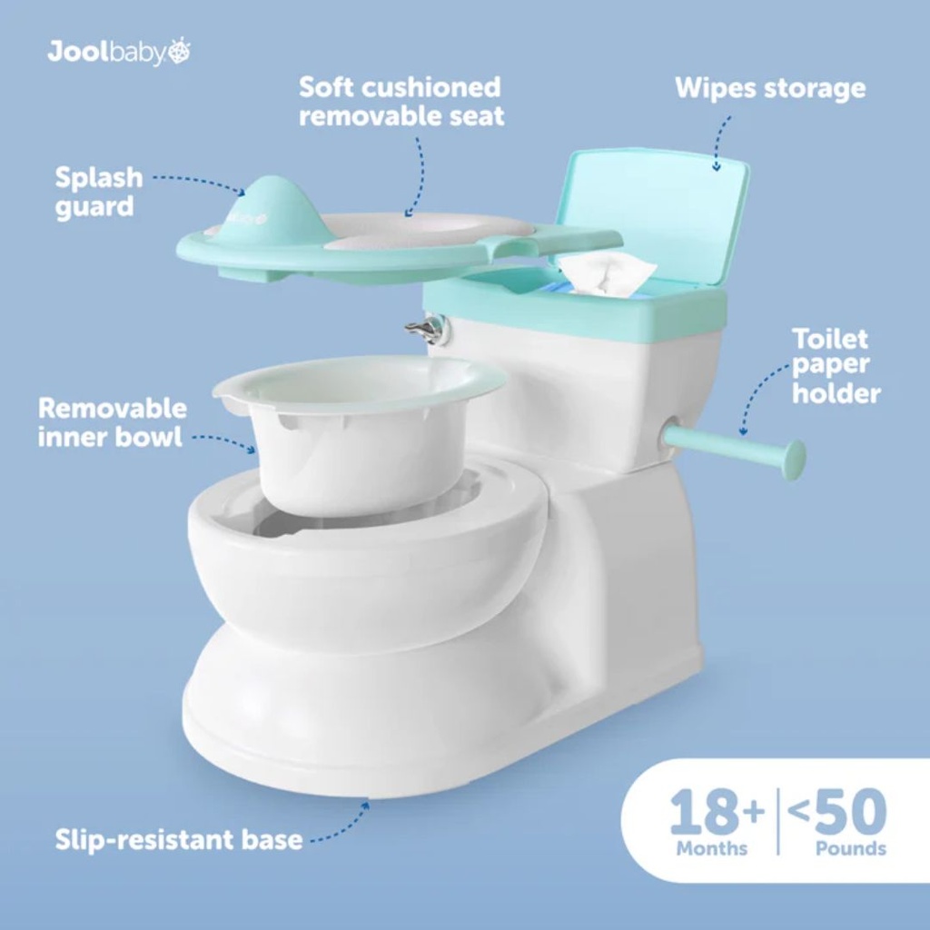 Jool Baby Real Feel Potty Grey