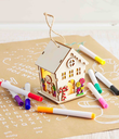 DIY Gingerbread House Ornament Kit