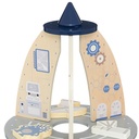 Space Rocket Wooden Toy