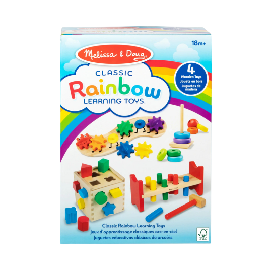 Melissa & Doug Classic Rainbow Learning Toys