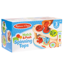 Melissa & Doug Match and Push Spinning Tops