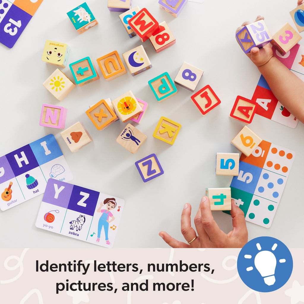 Melissa & Doug Ms. Rachel Blocks + Activity Cards
