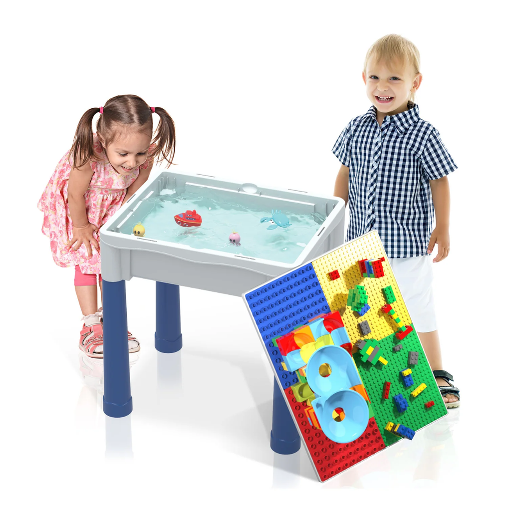 PicassoTiles Building Blocks Activity Center Table Set