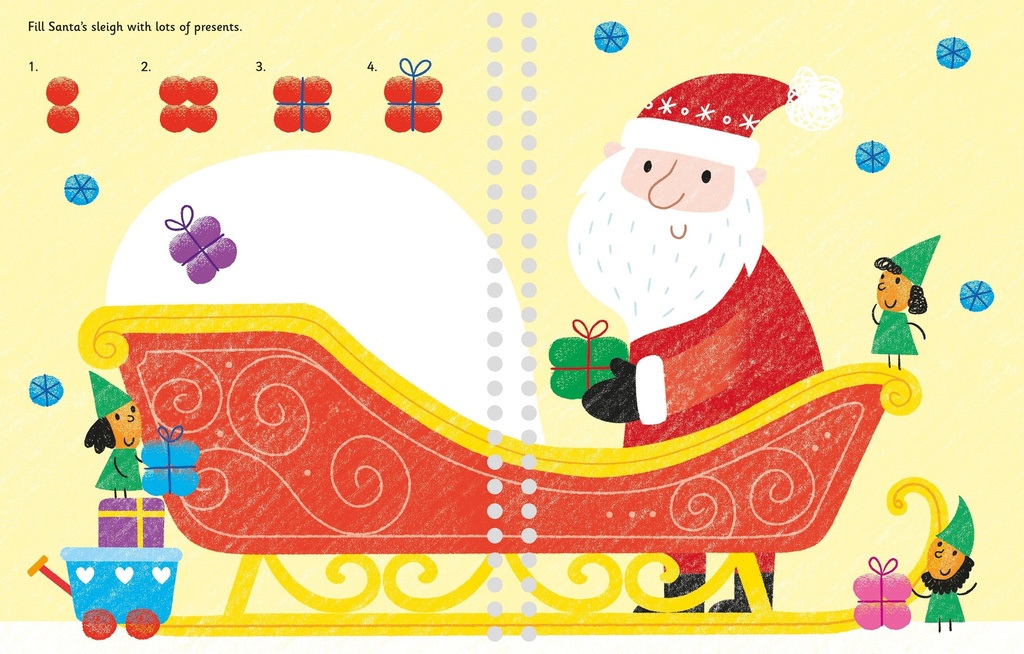 Fingerpring Activities Santa's Workshop