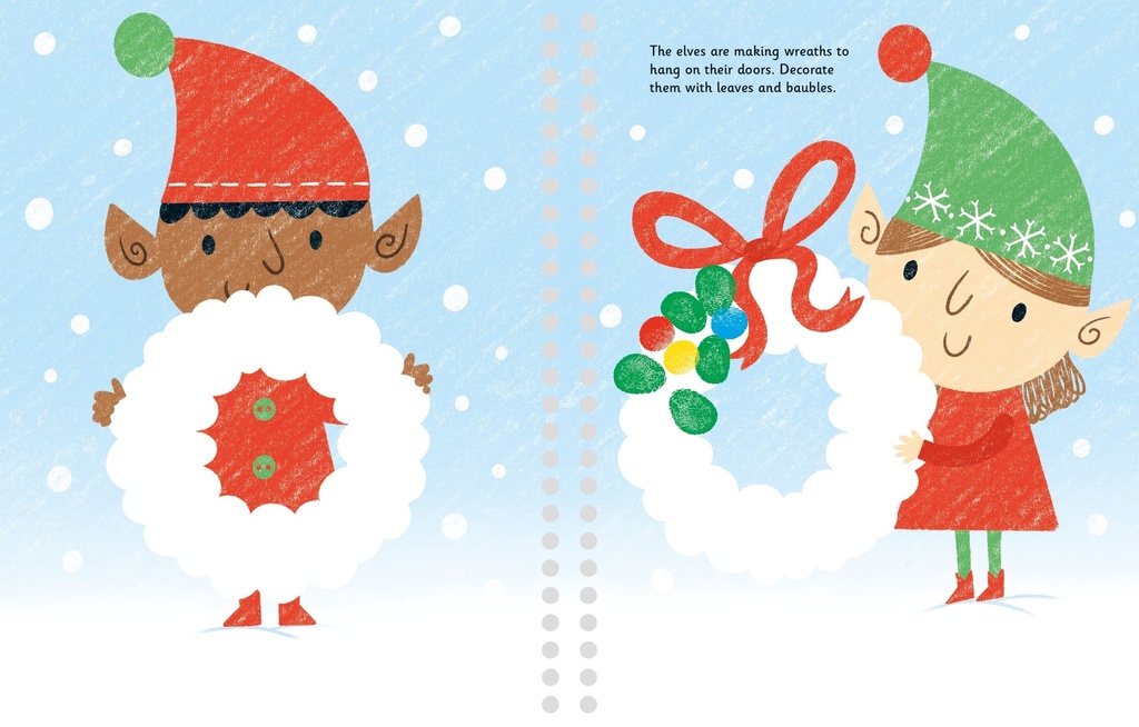 Fingerpring Activities Santa's Workshop