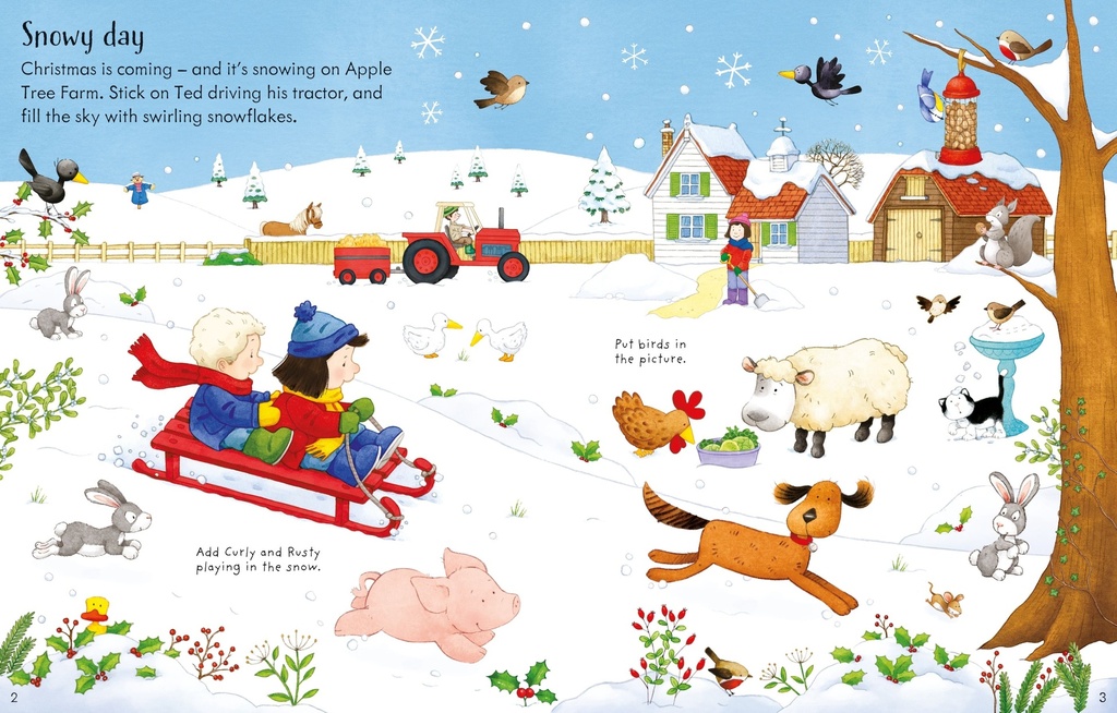 Poppy and Sam's Christmas Sticker Book