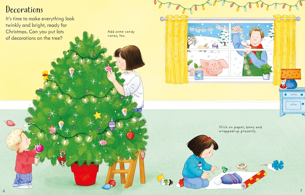Poppy and Sam's Christmas Sticker Book