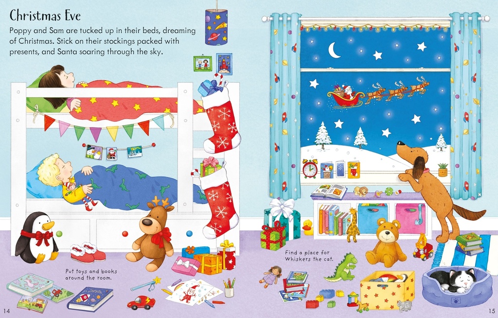 Poppy and Sam's Christmas Sticker Book