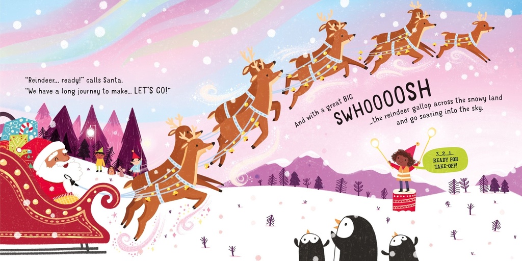 Twinkly Twinkly Santa's Sleigh Ride